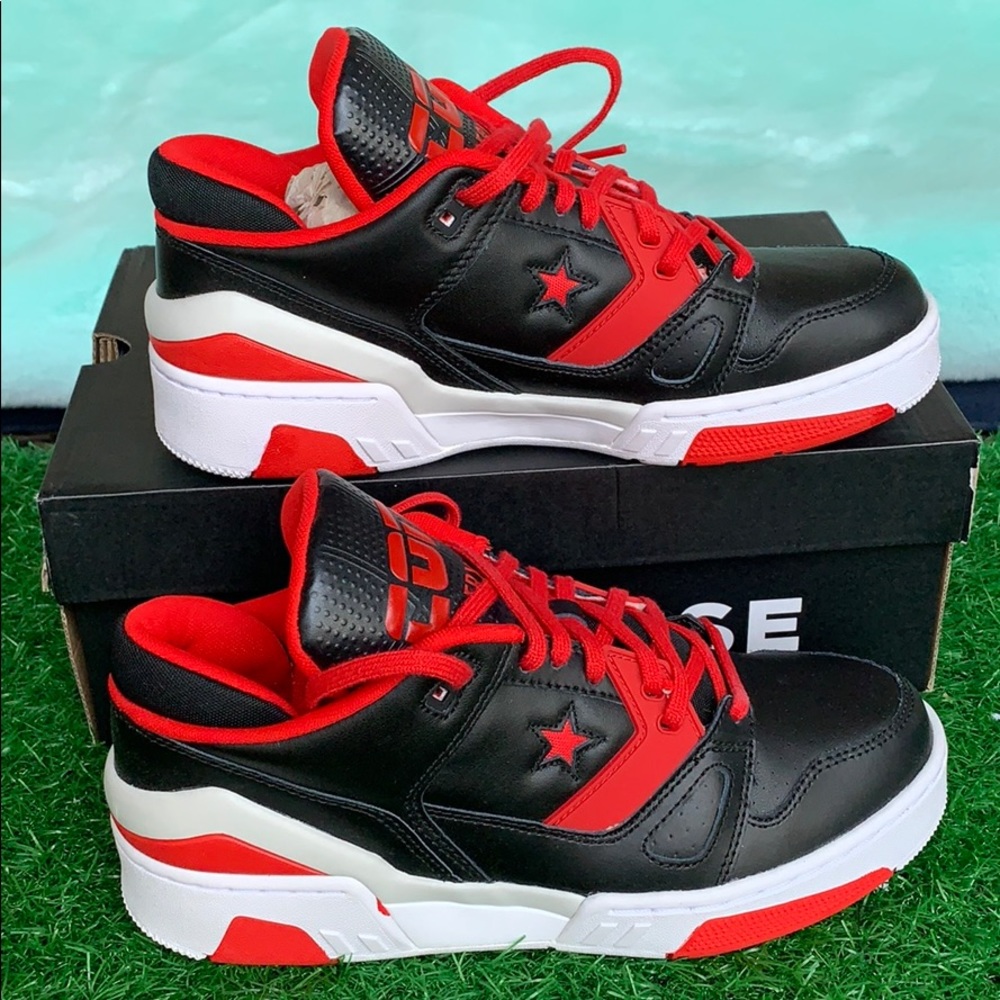 CONVERSE ERX 260 OX BLACK/UNIVERSITY RED/White WMN - Picture 11 of 16